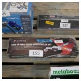 2000lb web strap hoist/puller 8ft