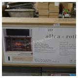 allen+roth 66" electric fireplace