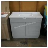 30" vanity w top (top damaged)