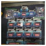 16pks asst rayovac batteries (display)