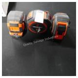 3 tape measures (display)