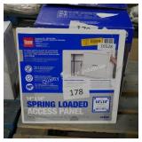 14" x 14" spring loaded access panel