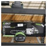 ego 16" chain saw (charger in office)