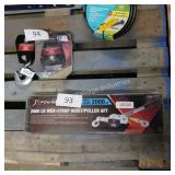 2000lb web strap hoist/puller 8ft