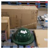 round metal trash can lid