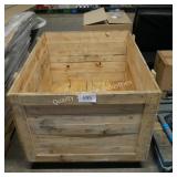 wooden crate