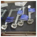 4 basin wrenches (display)