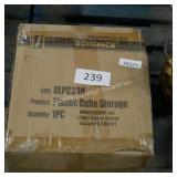 plastic cube storage