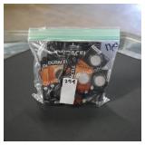 17pc duracell 2032 batteries (display)