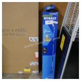 kobalt 8" pole saw (charger in office)