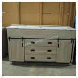 60" double vanity w top