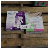 2 breast pumps