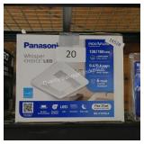 panasonic whisper vent fan w led light