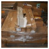 skid of lighting materials