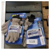 2-2pk winter gloves sz med