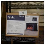 14.5" tabletop electric fireplace