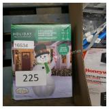 7ft lighted snowman blow up