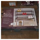 3 tier utility/shoe rack