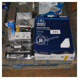 lot of toilet hardware