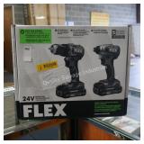 flex compact drill & impact w/charger (display)