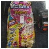 self sealing party balloons (display)