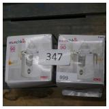 2 munckin bottle warmers