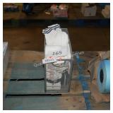 tote of white socks w bands