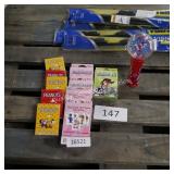 11pc card games and light up toy