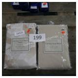 2 crushed voile sheer scarf valance