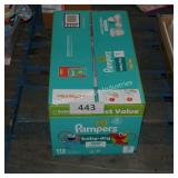 sz 7 112ct pampers diapers