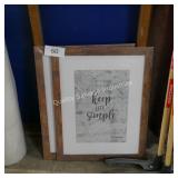 2 picture frames