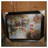 iris and lillies wall art