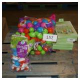 plastic eggs and egg dye kits