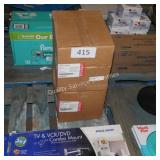 2 ctns of laser labels asst szs