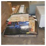 skid of asst wall art