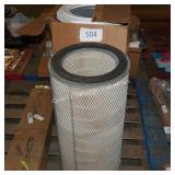 2 round air filters
