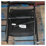 folding blk chair