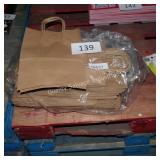 lot of brown bags w handles