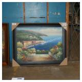 looking out to the sea wall art