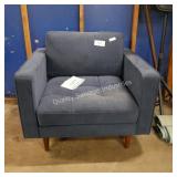 blue upholstery chair