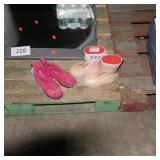 2 pair childrens footwear size 11