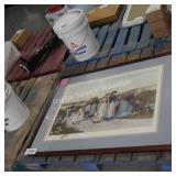 framed wall art- some damage