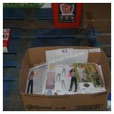 1 carton assort. sewing patterns