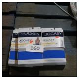 3/3 count jokey boxer briefs size sm.