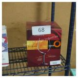 4pc crystal glass set