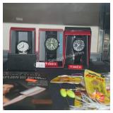 3 rtimes mens watches - needs batteries (display)