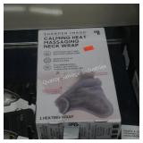 sharper image heal massaging neck wrap (display)