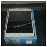 white samsung galaxy a tab let (display)