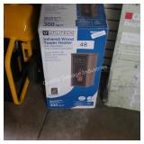 infrared wood tower heater