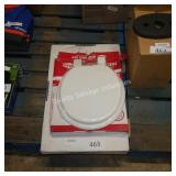 toilet seat and filter powder pad